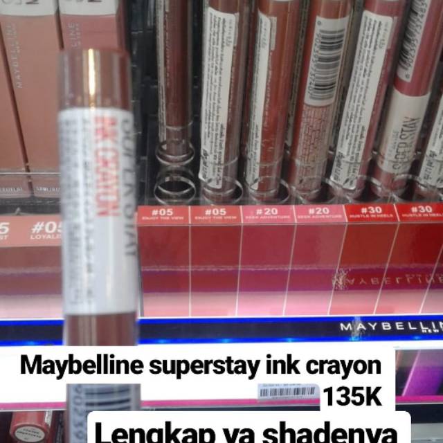 Maybelline superstay ink crayon
