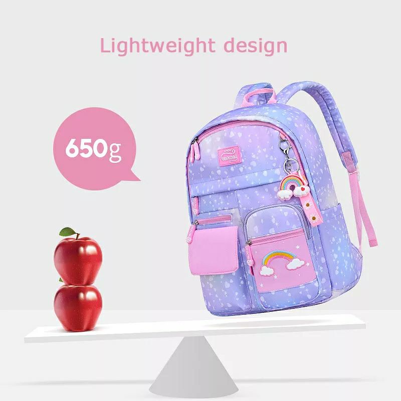 Tas Ransel Backpack Sekolah Anak Remaja SD SMP SMA Model Pelangi 2