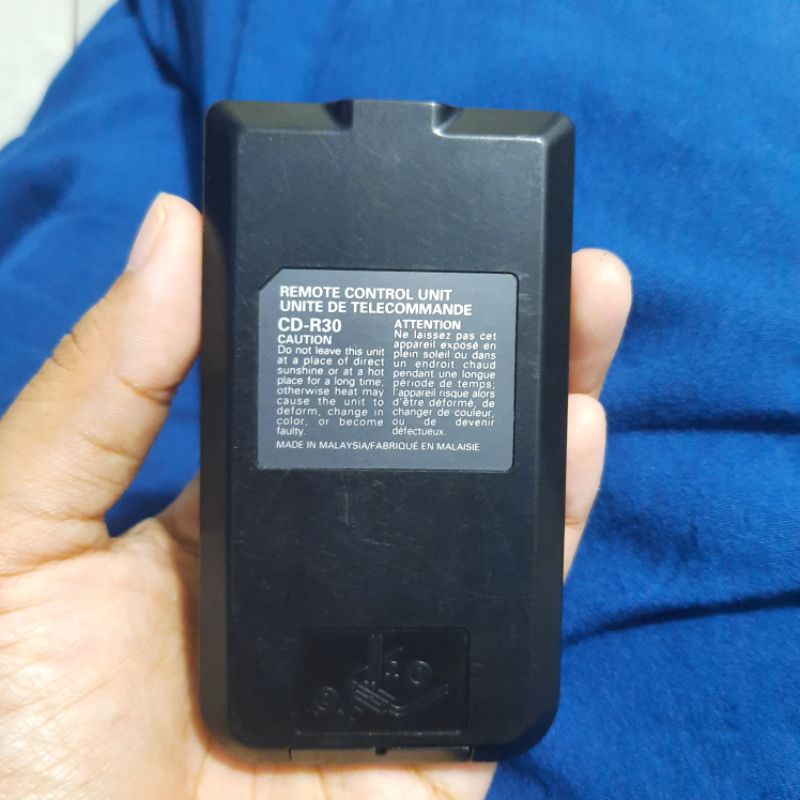 REMOTE REMOT DVD TAPE MOBIL PIONEER CD-R30 ORIGINAL ASLI