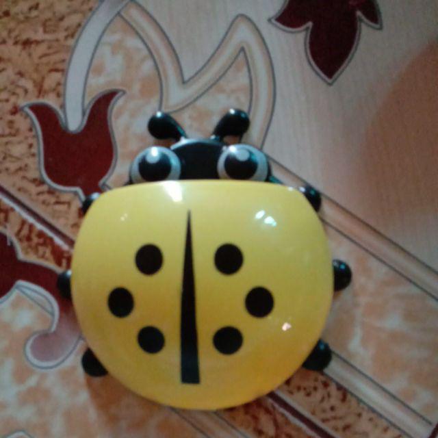 Tempat Sikat Gigi Kumbang Lady Bug Toothbrush Holder Unik