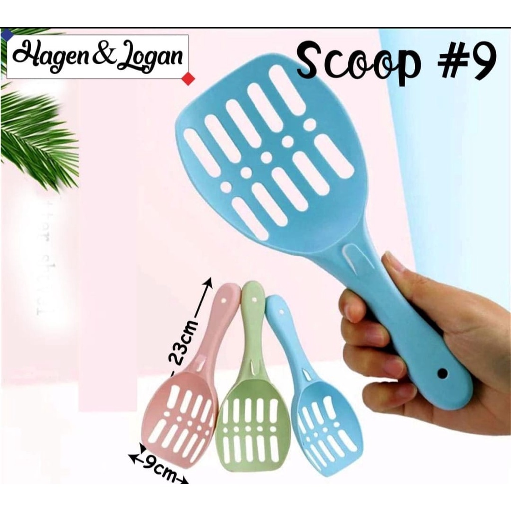 Serokan #9 Sekop Pasir Kucing Cat Litter Scoop Gumpal Wangi Serok Pup