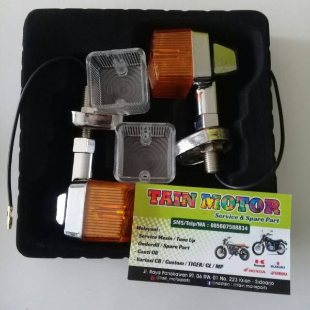 Lampu riting palu kotak