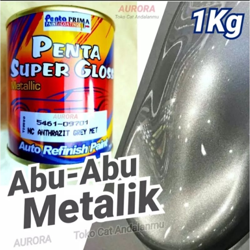 CAT PENTA SUPER GLOSS 5461-09701 NC ANTHRAZIT GREY 1KG ABU METALIK ANTRASIT ATRASIT MOBIL BESI