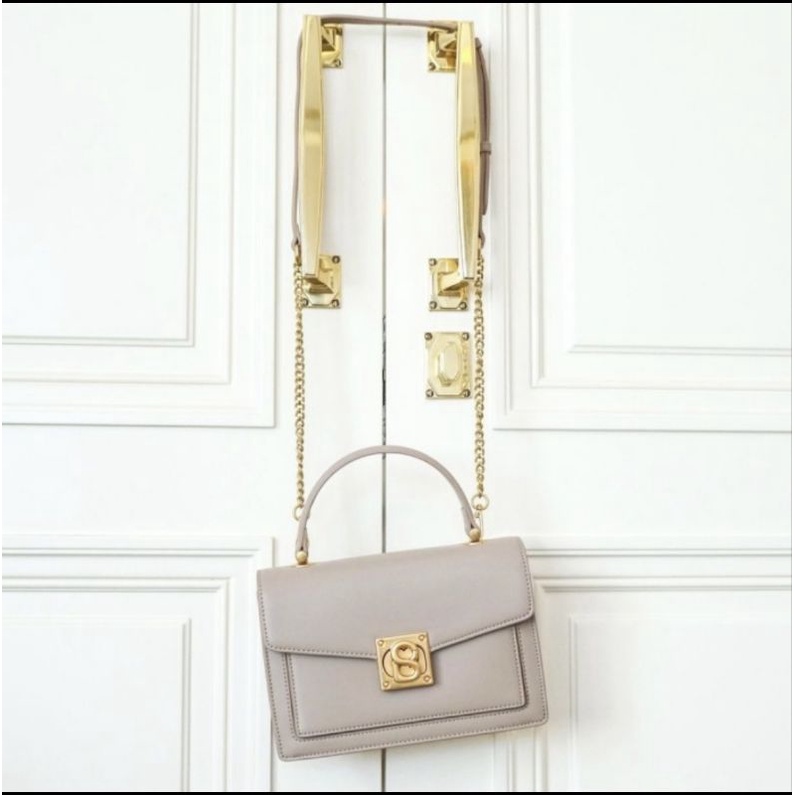 Buttonscarves Kate Bag Warm Taupe NEW