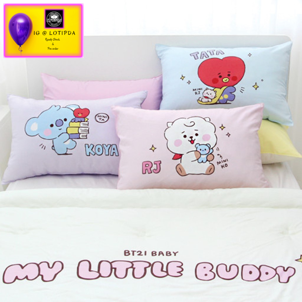 BTS BT21 BABY Little Buddy Daily Pillow Cover FROM LINE FRIENDS STORE