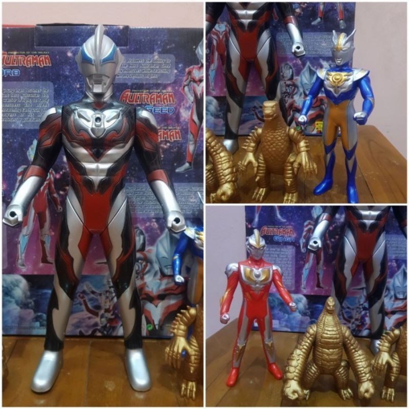 Mainan Set Robot Ultramen - Mainan Action Figure Robot Ultramen