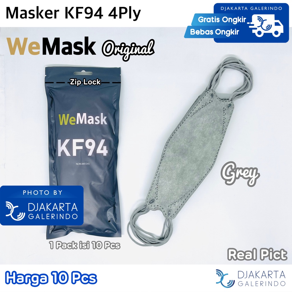 Masker KF94 Wemaze WeMask Original 4Ply - 5Ply isi 10Pcs