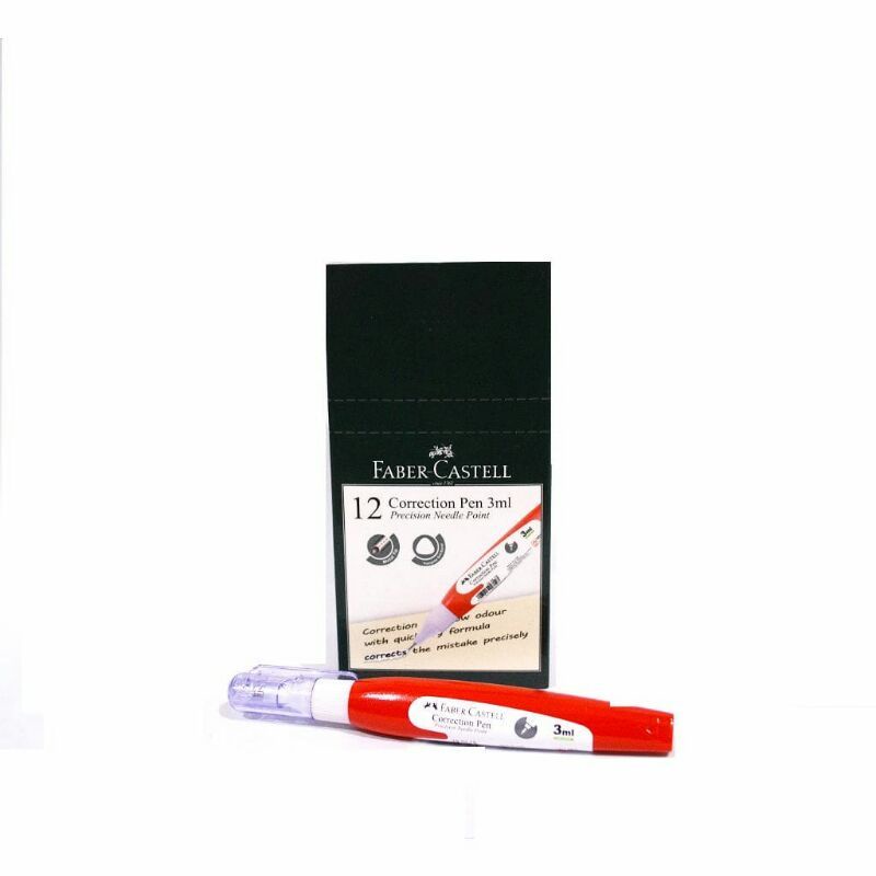 

Correction Pen 3 ml Faber Castell / Tipe X Cair 3 ml Faber Castell