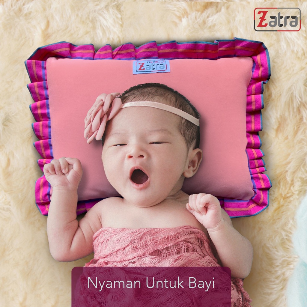 BANTAL BAYI ZATRA SUPER LEMBUT KOMBINASI TENUN LURIK SARUNG BISA DILEPAS