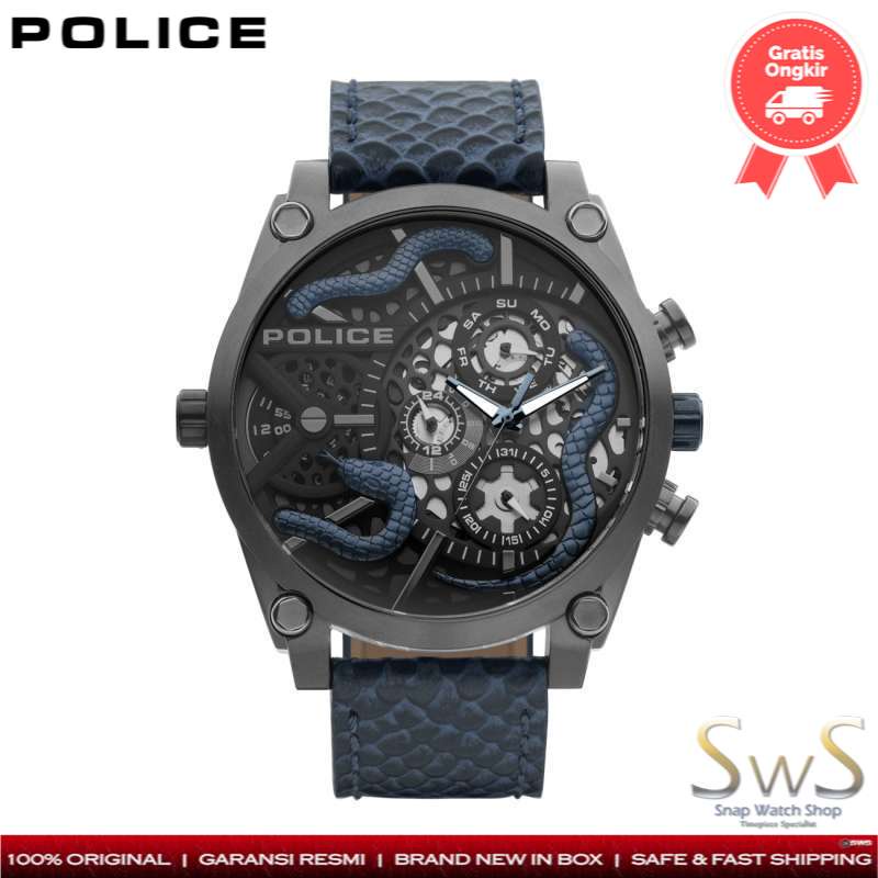 Police Snake Multifunction Jam Tangan Pria Original Bergaransi Resmi [PEW-JF2110/402]