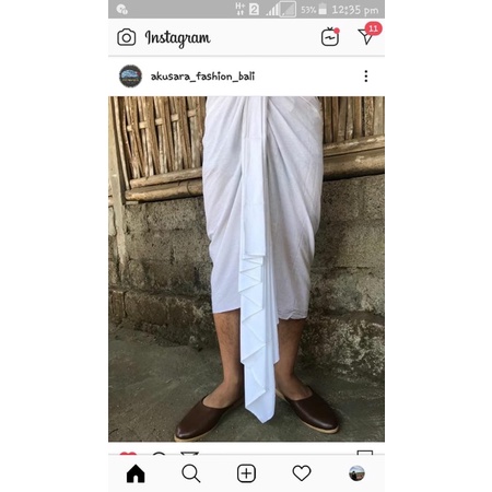 KAMEN PUTIH SAMA KAMEN HITAM FASHION BALI