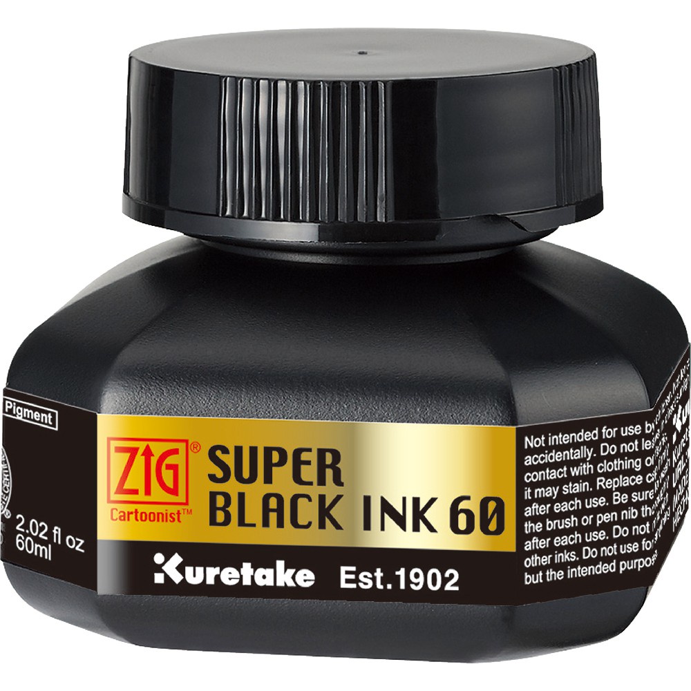 

ZIG KURETAKE CARTOONIST SUPER INK CNCE-105-6 60ML BLACK