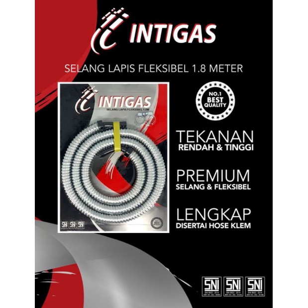 Selang Gas Intigas flexibel 1,8 Meter