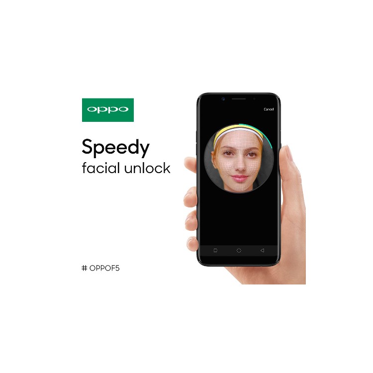 Oppo F5 Smartphone Youth 3GB/32GB Black (Garansi Resmi Oppo, Gratis Ongkir)