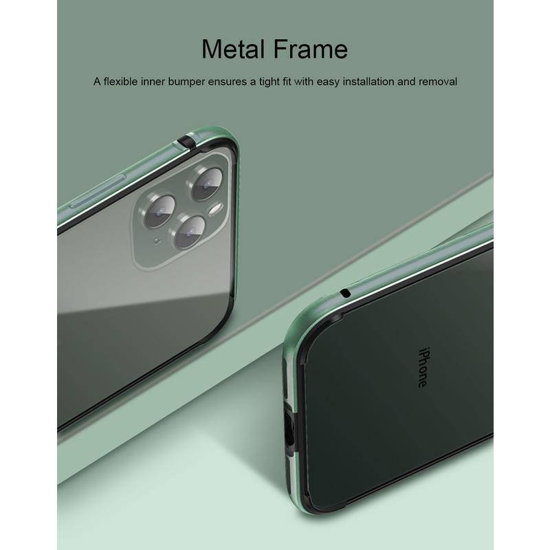 Case Bumper Metal Frame Silikon Untuk iPhone 14 Pro Max Plus