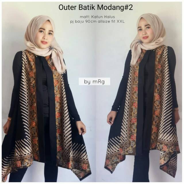 52 Koleksi Model Baju Batik Outer HD Terbaru