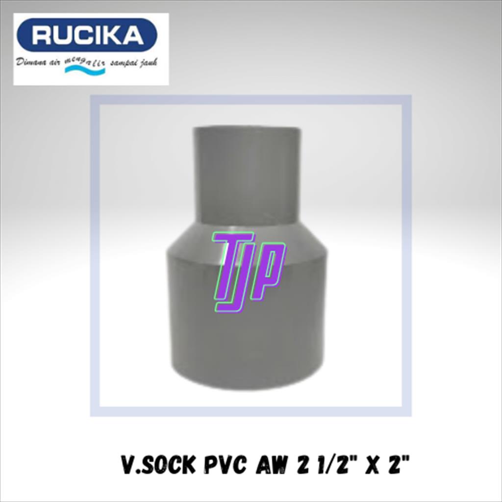 V.SOCK / REDUCER PVC AW RUCIKA 2 1/2 X 2&quot;