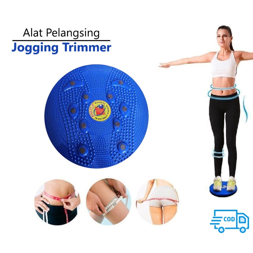 DBI - [ BISA COD ] JOGGING PLATE TRIMMER MAGNETIC / ALAT PENGECIL PERUT &amp; PELANGSING BADAN