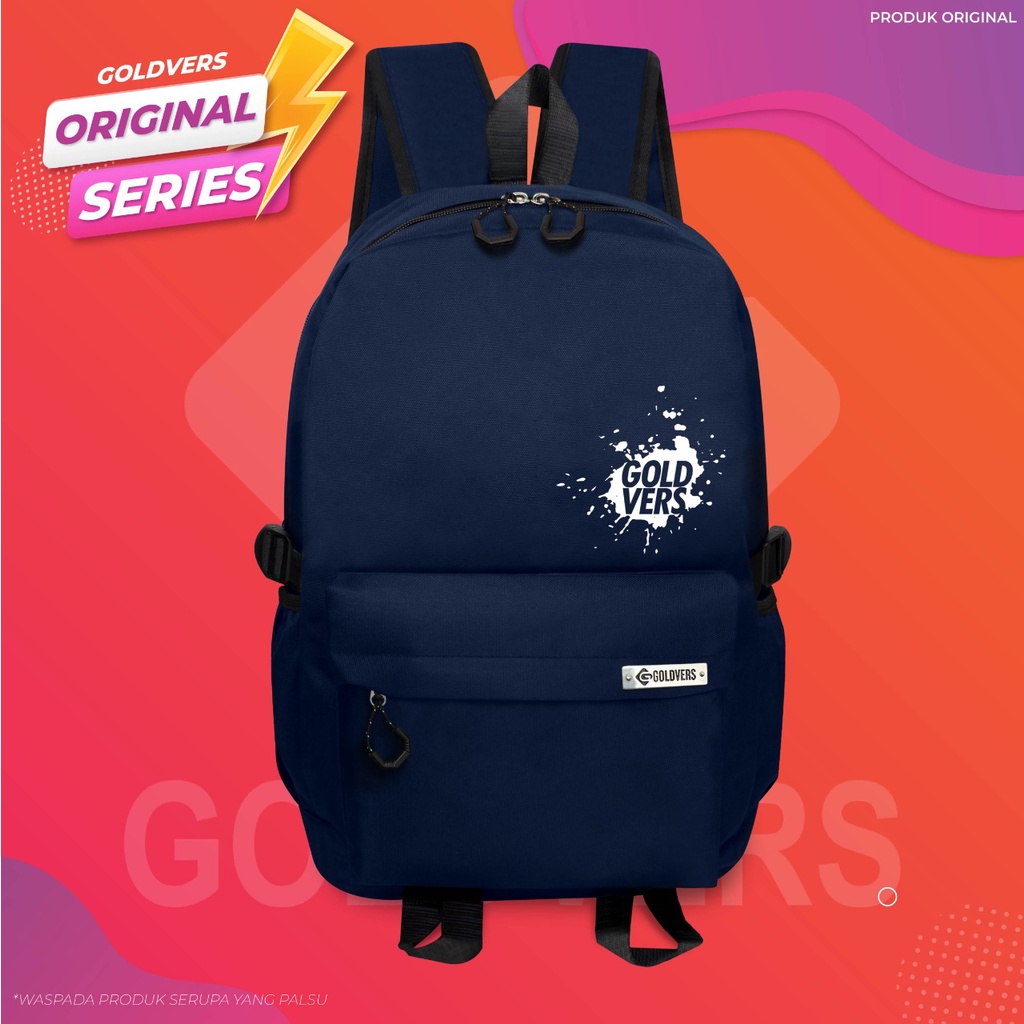 GOLDVERS Ransel Sekolah Anak Laki-Laki BackPack Tas SD SMP Punggung Laptop Sekolah IMPORT-Modern Blue 2