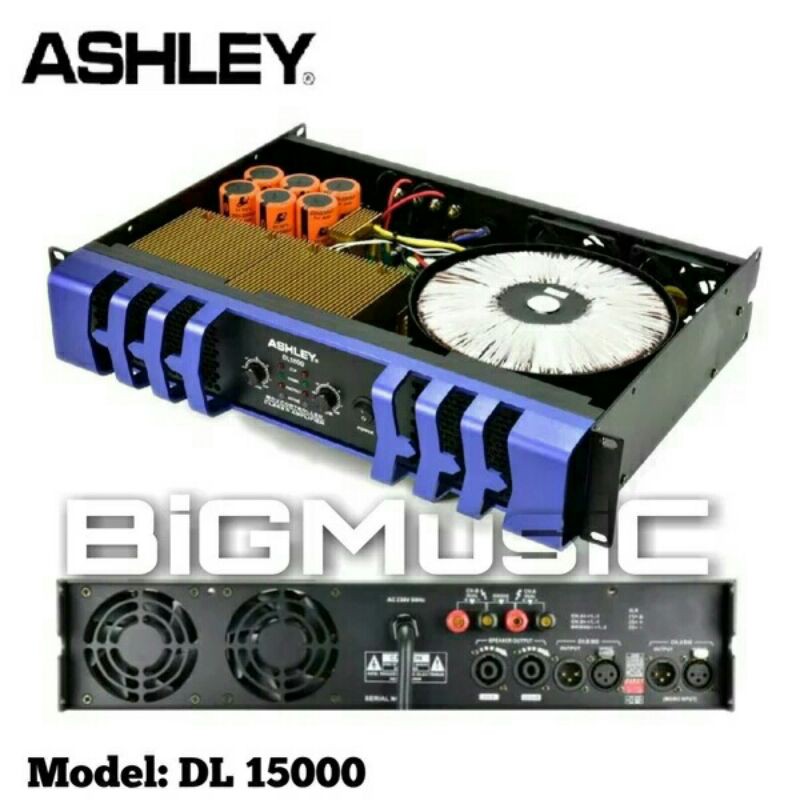 Power Ashley DL 15000 Original Amplifier Ashley DL15000 Class D