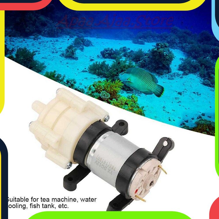 Bayar Ditempat Pompa Air Mini Aquarium Ikan Fish Tank 12V - 14150