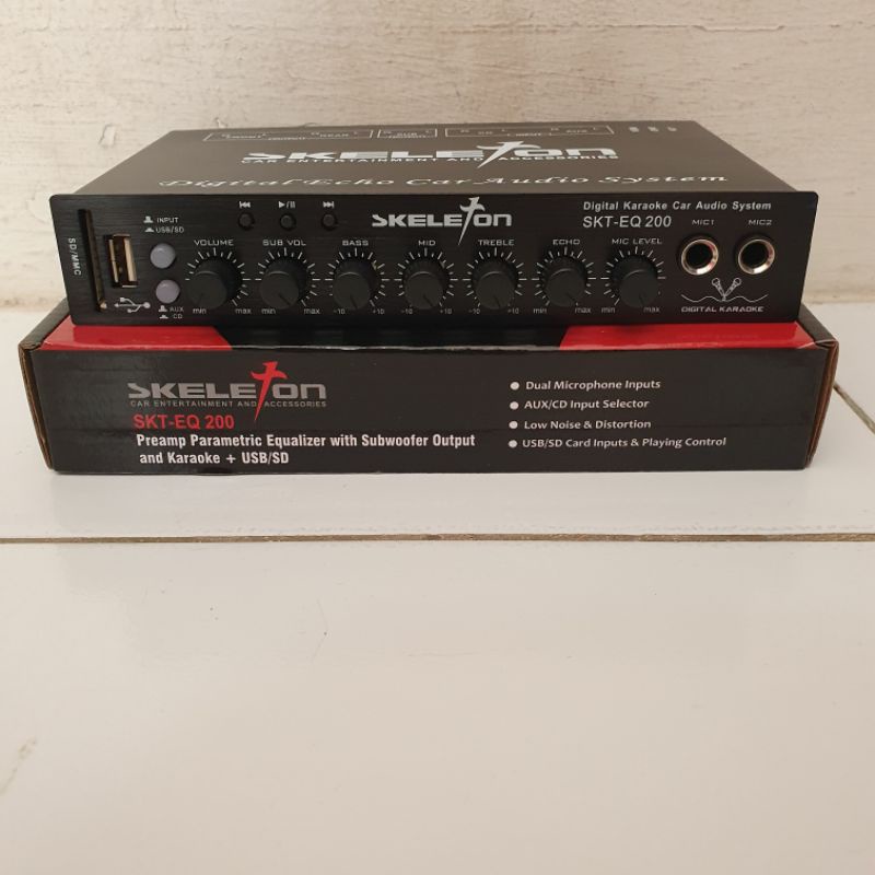 Parametrik equalizer skeleton SKT-EQ 200