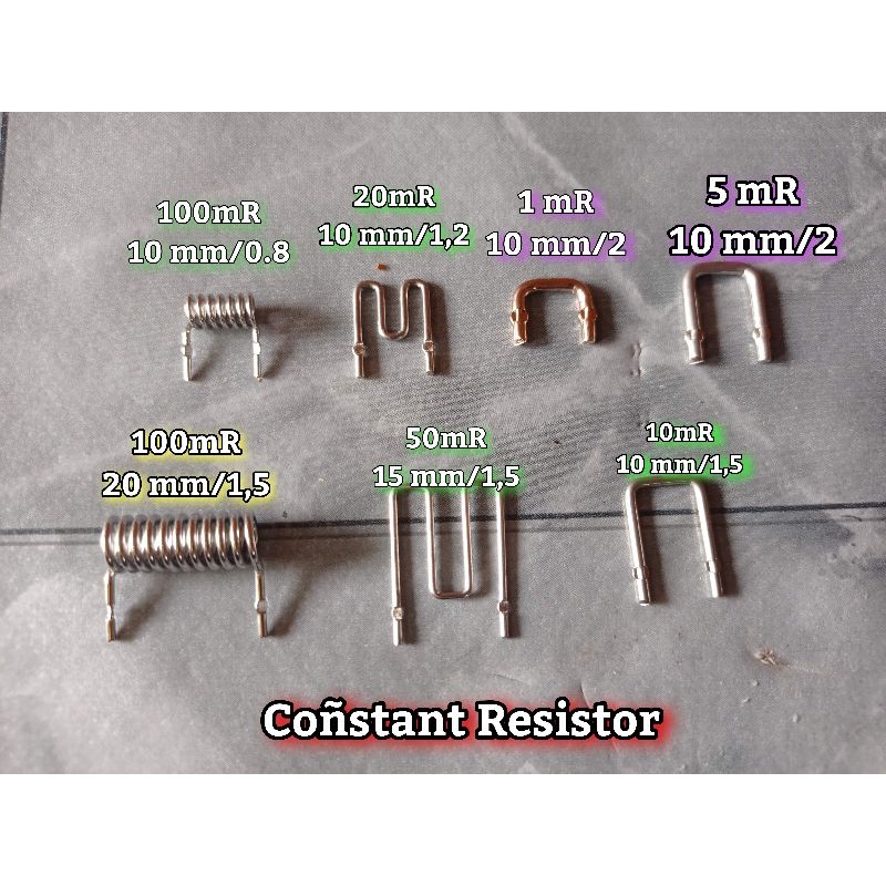 Sampling Resistor Shunt Constant Resistor Sensor Arus kontroller