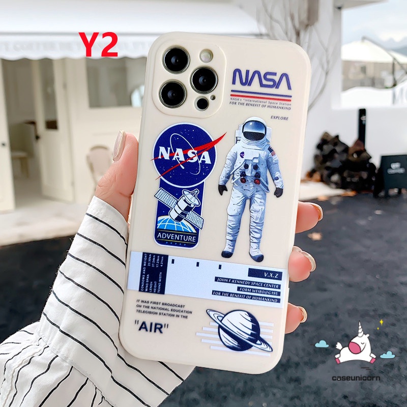 Soft Case Tpu Motif NASA Untuk Infinix Note 8 Hot 10T 11 10S 9 10 11s Play Infinix Smart 5 6