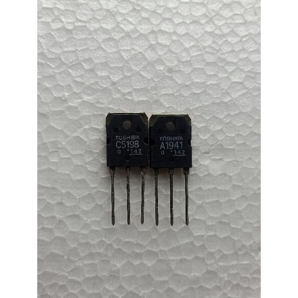 Jual transistor kaki 3 toshiba C5198 A1941 kode 142 original trn power