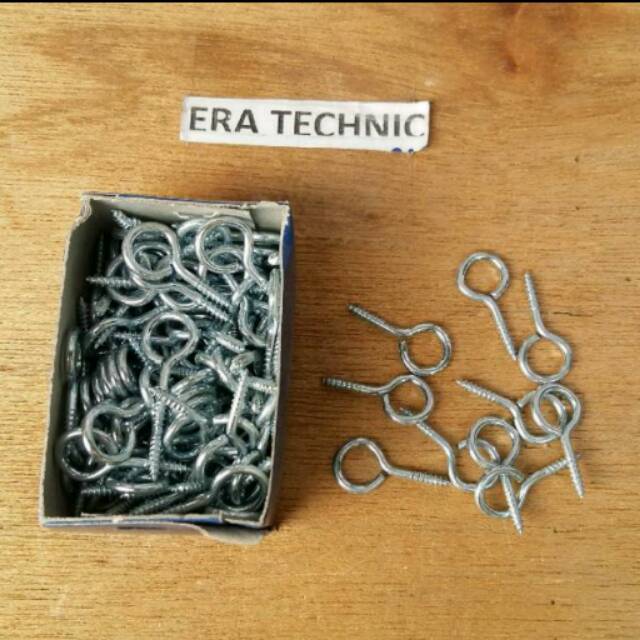 Sekrup gantungan tutup / sekrup serbaguna / sekrup gantungan bingkai. Panjang 2 cm