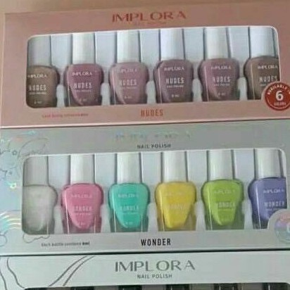 KUTEK IMPLORA SERIES WONDER / NUDE 6PCS [ PULAU JAWA- BALI SAJA]
