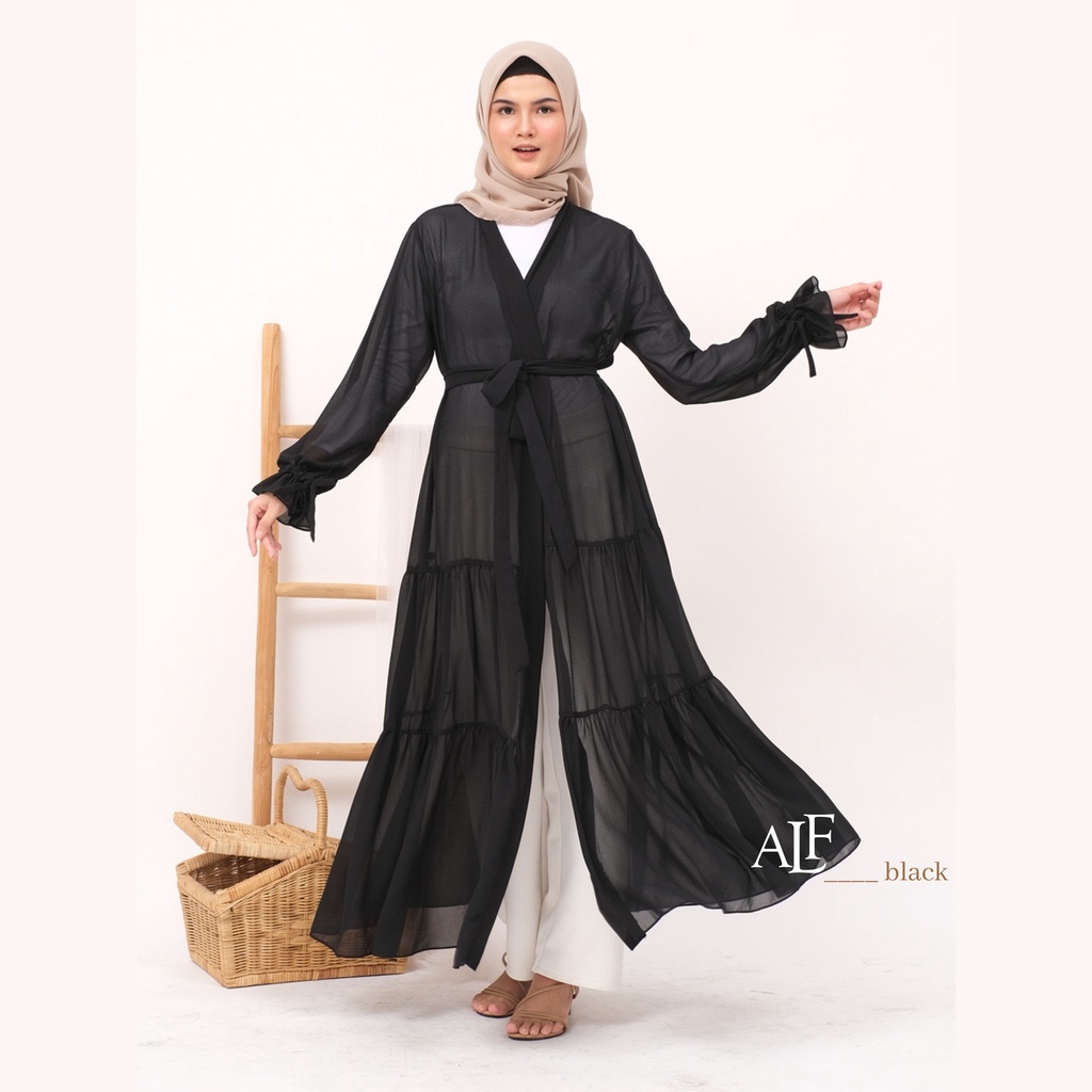 Alfaina Kareen Long Outer Cardigan Outer Rempel Ceruty Babydoll