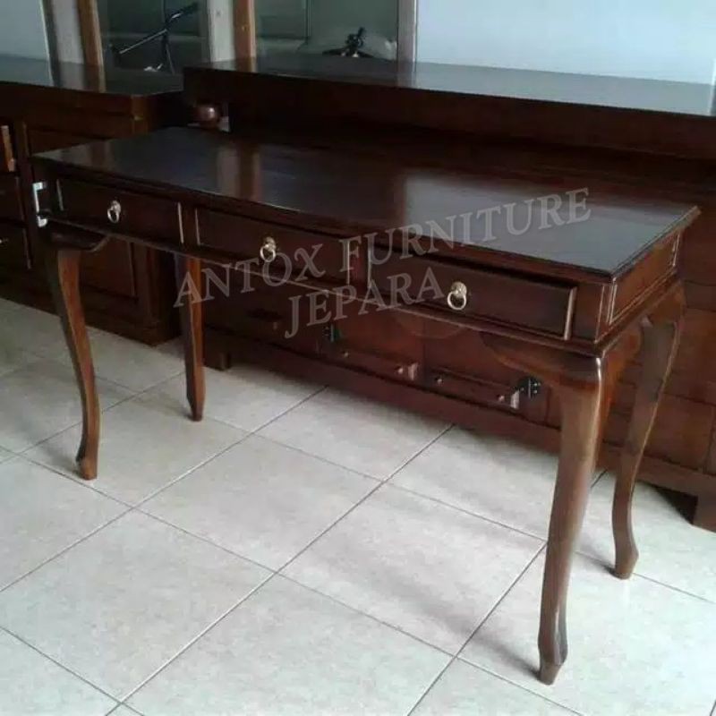 meja Konsul laci 3 furniture Jepara