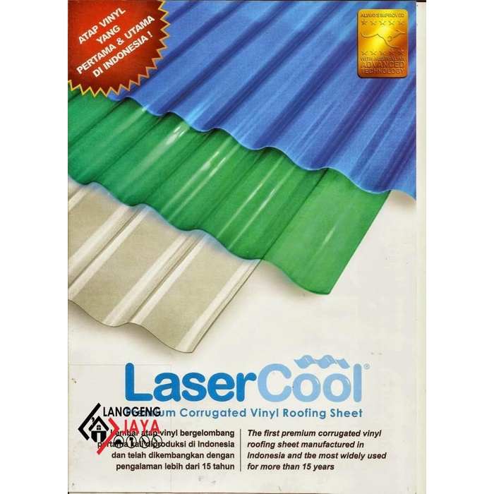 Promo Atap Plastik Lasercool - Atap Transparan-Material Bahan Bangunan Langgeng-