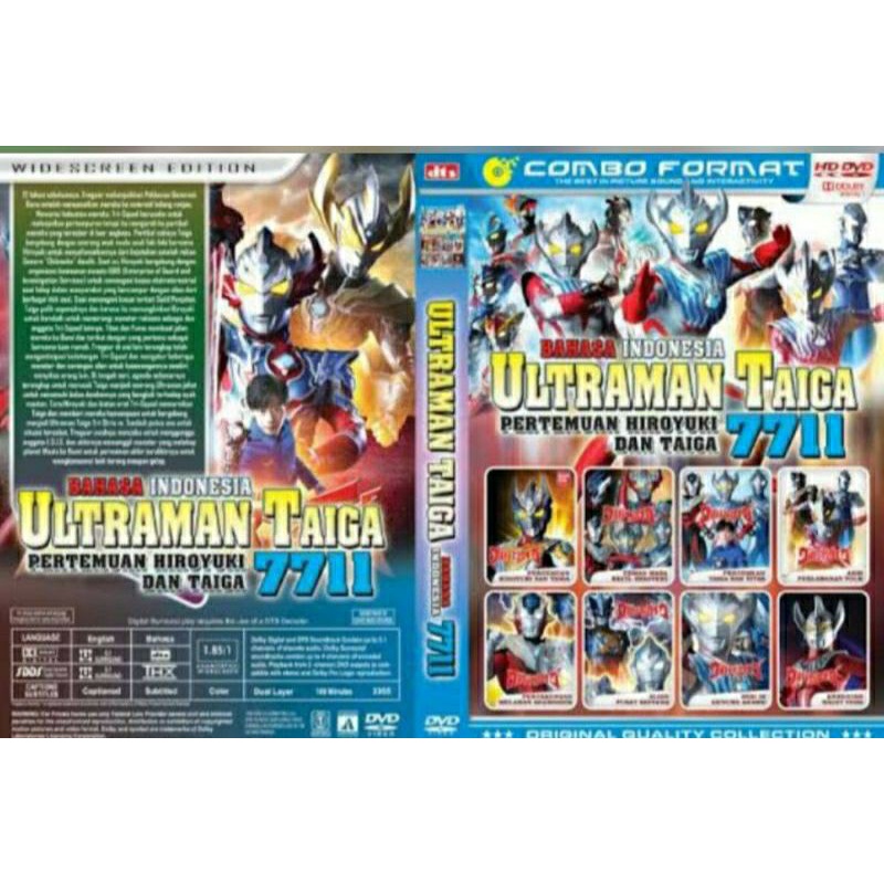 Kaset film koleksi kartun anak Ultraman taiga