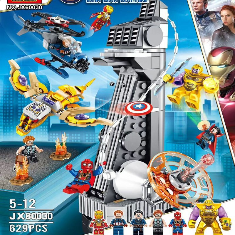 Brick Super Hero Superhero Avenger SY 1180 SY1180 Civil Infinity War Superman Batman Thanos Tower