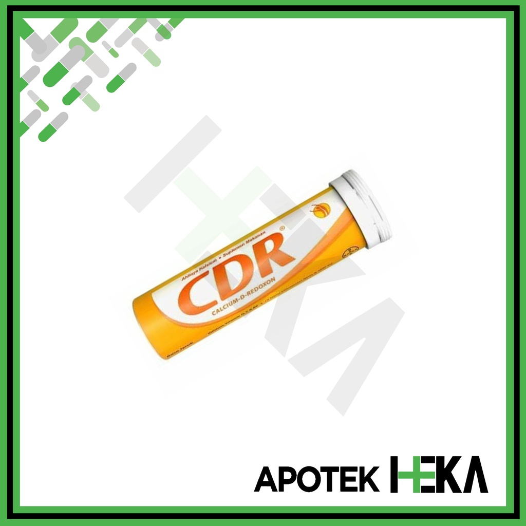 CDR Calcium D Redoxon Effervescent Tablet - Rasa Jeruk Mandarin (SEMARANG)