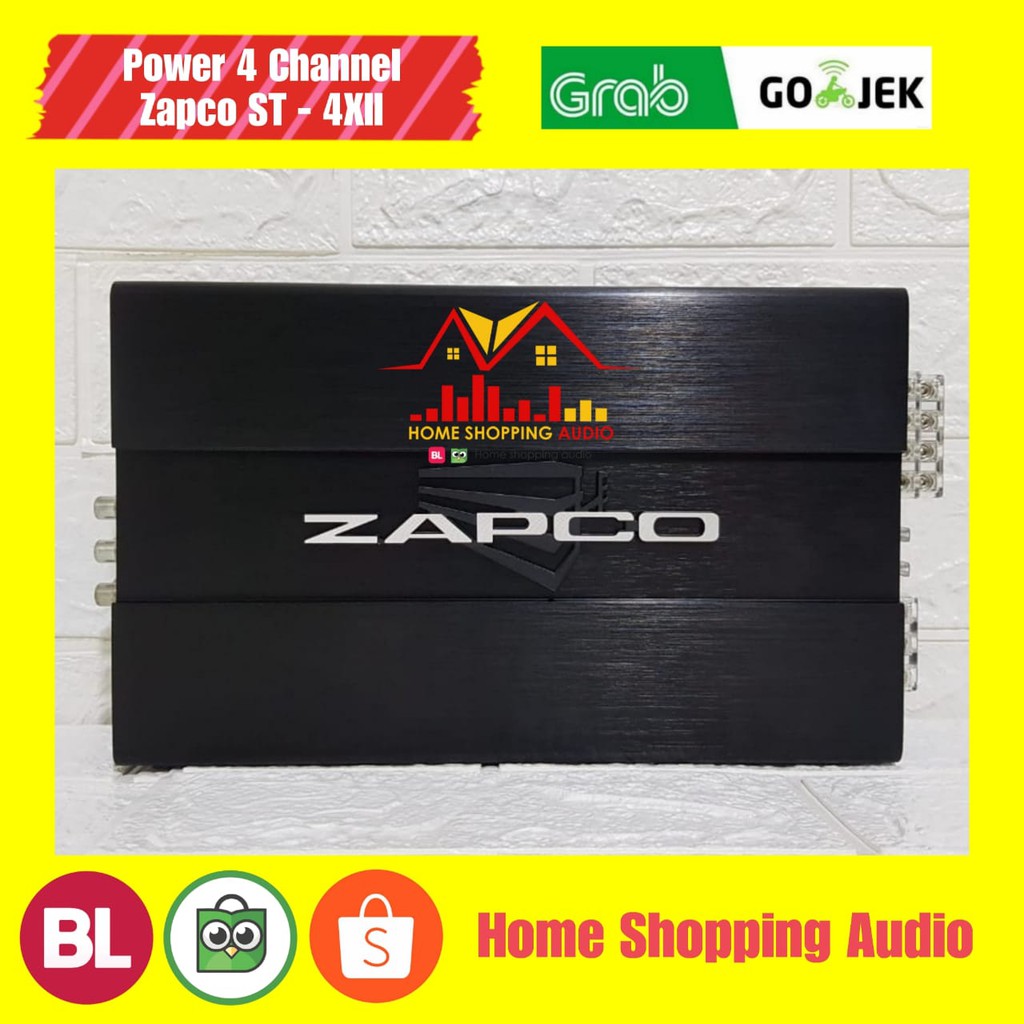 POWER 4 CHANNEL ZAPCO ST-4X II Power Amplifier Audio Mobil Power Mobil Zapco Murah bgt poll