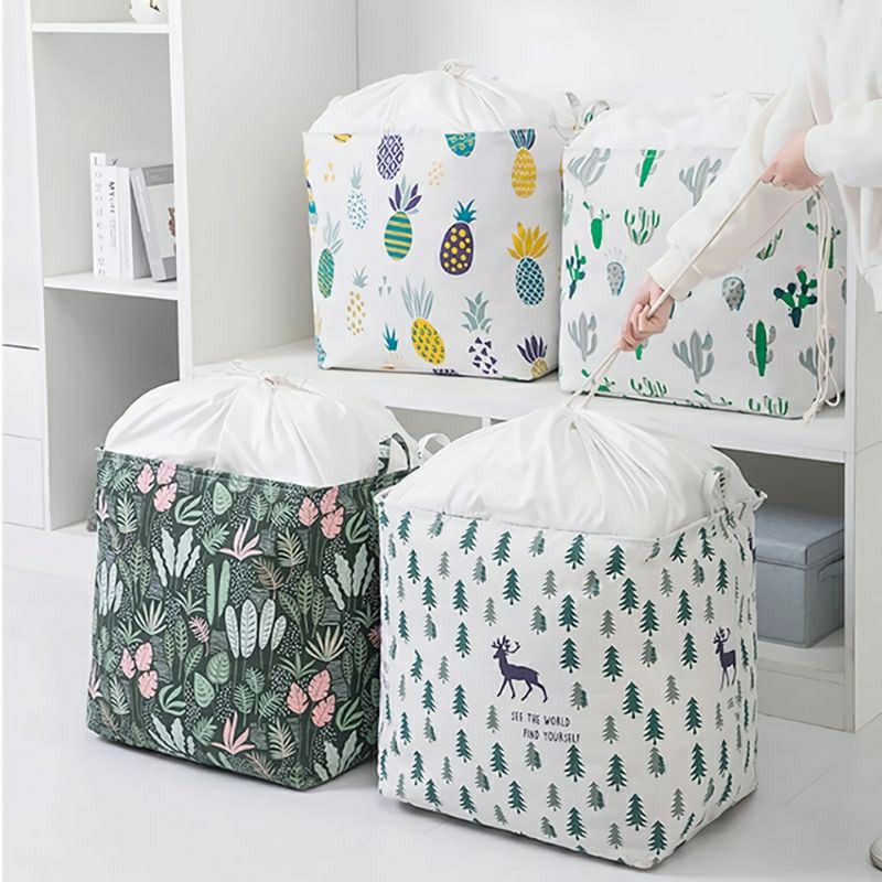 Tempat Penyimpanan Pakaian Dan Selimut / Clothing Storage Basket Jumbo - Kantong Baju Praktis Sc