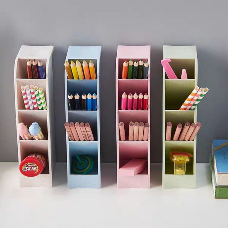 

Organizer Tempat Pulpen Alat Tulis 4 sekat