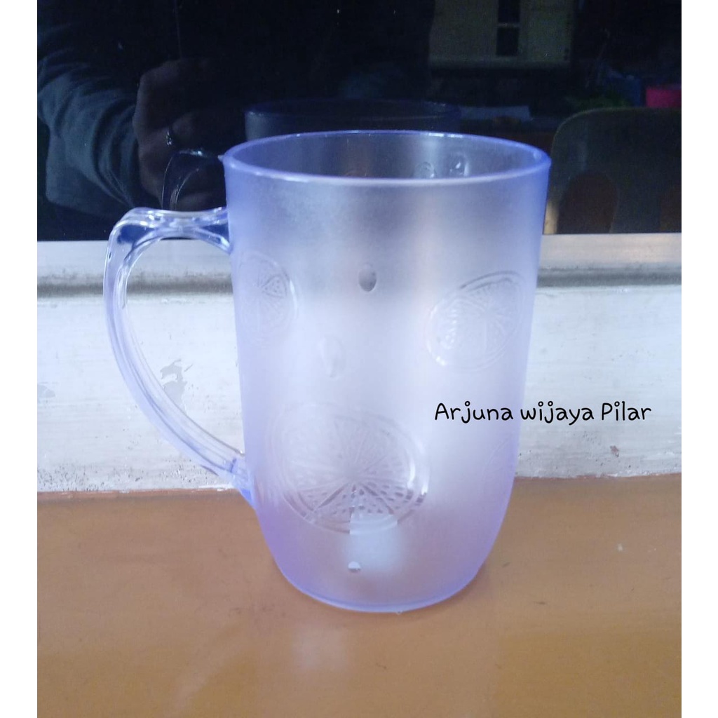 (Kode 1806) Gelas Plastik Bening Kristal Corona 400 ML - Cangkir Gelas Es Kopi teh Minuman Sunrise +Bubblewrap