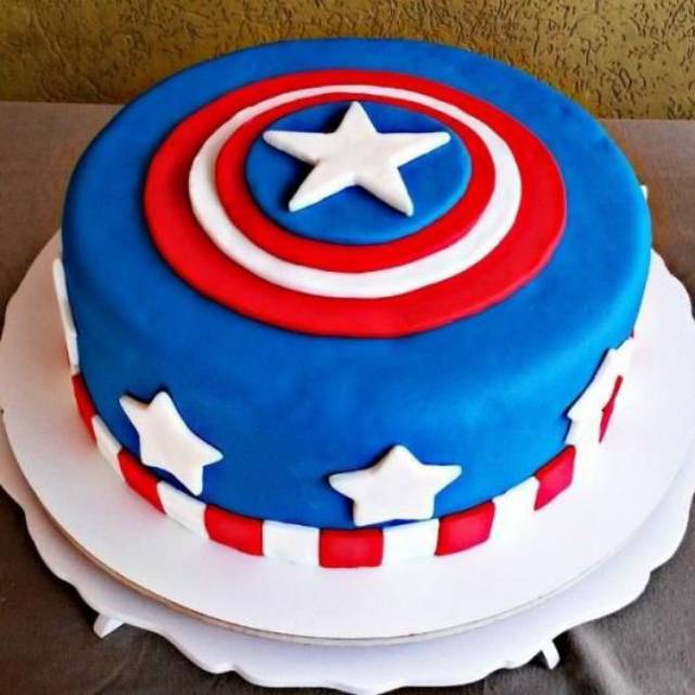 

captain america cake