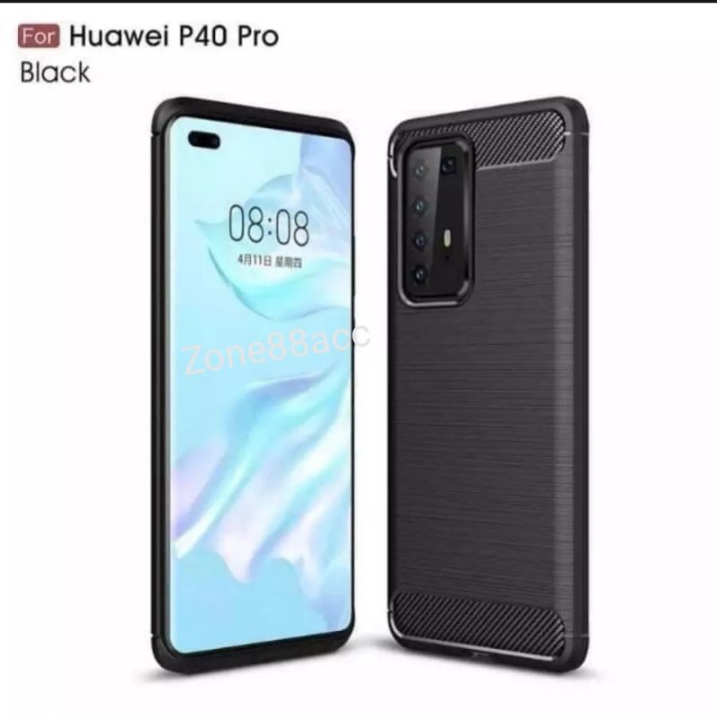 Huawei P40 P40lite P40Pro Pro lite Silicon Case Softcase iPAKY Carbon Casing Cover TPU