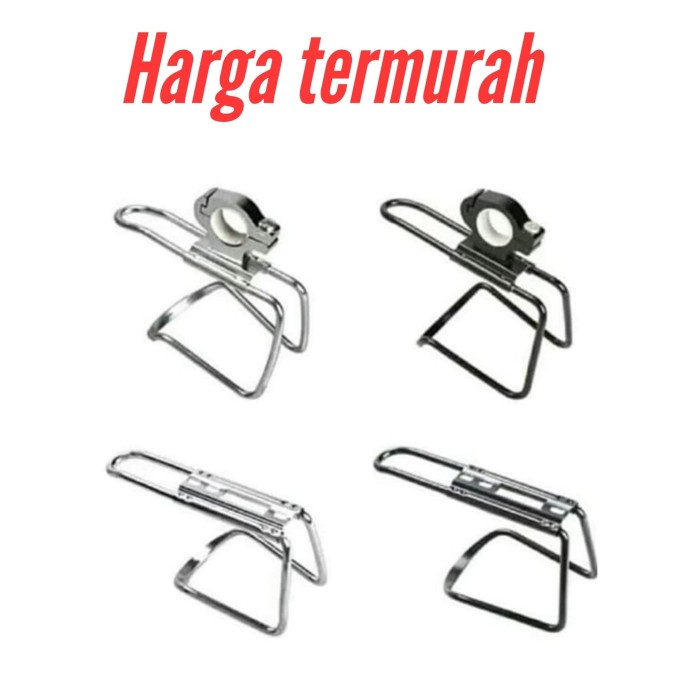 COD SILVER Tempat Dudukan / Holder Air Minum untuk Sepeda atau Sepeda