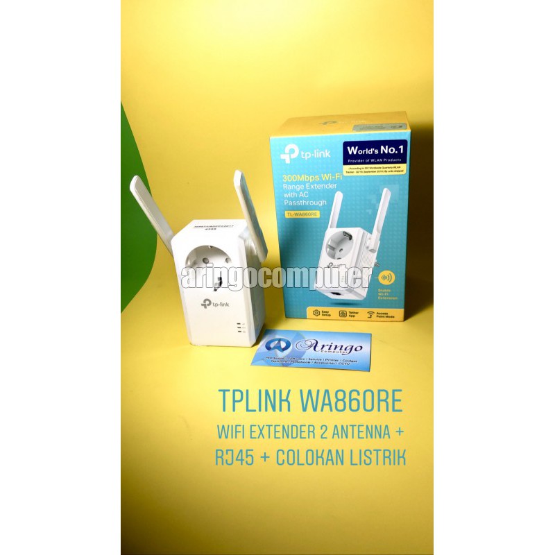 Network (Device) TPLink Extender TL-WA860RE 300Mbps RJ45 universal wifi 2 Antenna