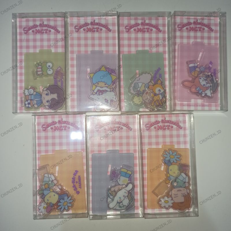 ACRYLIC STAND SET  SANRIO X NCT SEALED SUNGCHAN JISUNG MARK JAEMIN WINWIN TAEYONG