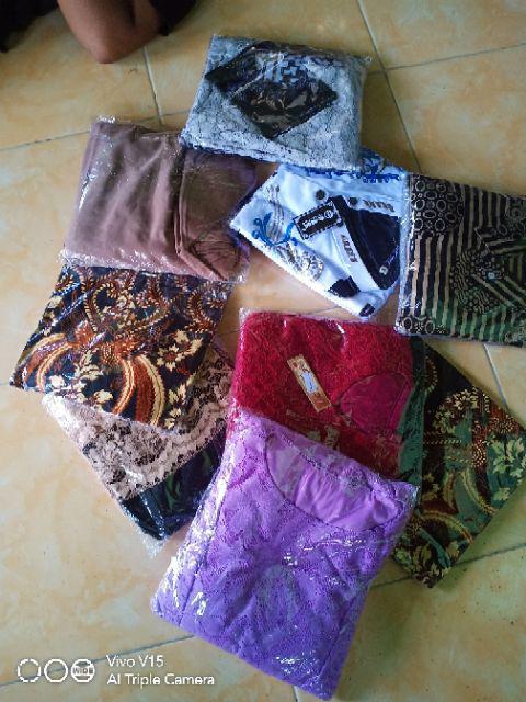 Zola_batik Batik Couple Kebaya Brokat Shofia Couple Lengan Panjang