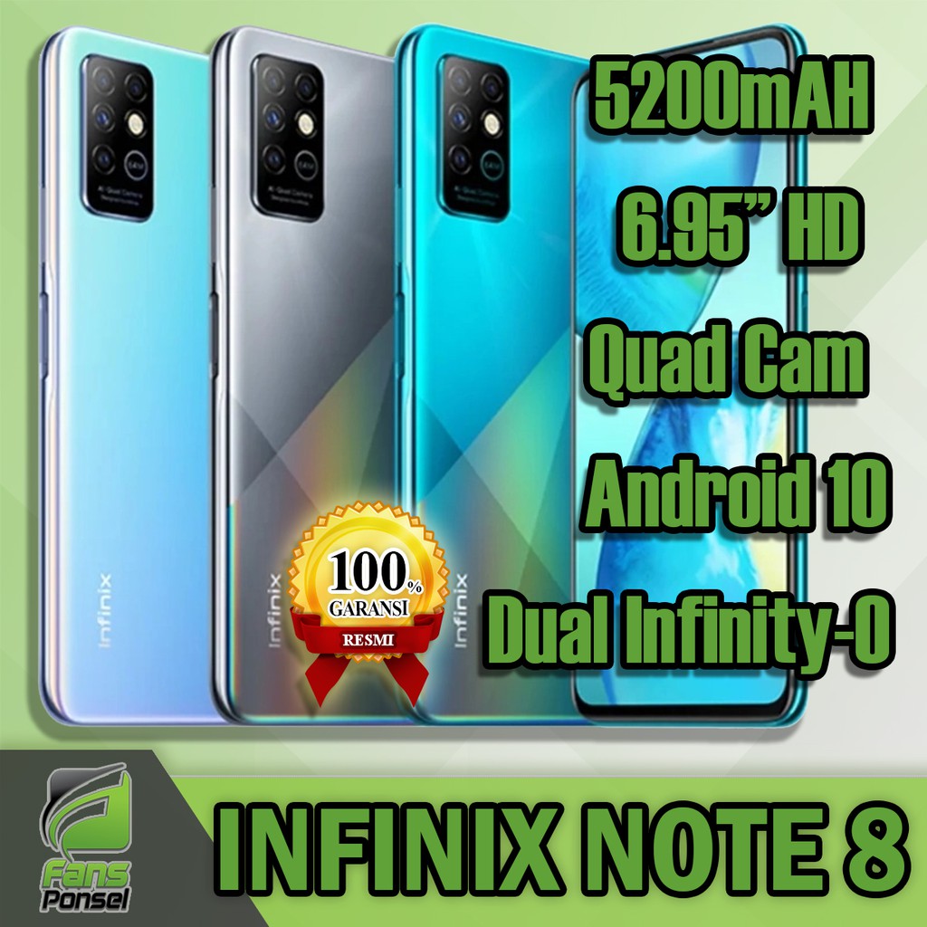 Infinix Note 8 - 6/64GB &amp; 8/128GB - Garansi Resmi Infinix Indonesia