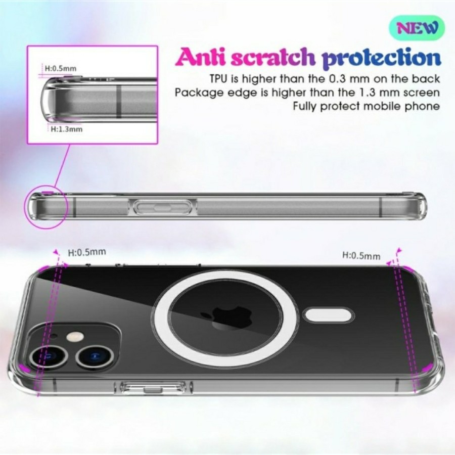 Softcase Iphone 12 Series - Clear Magsafe Case Iphone 12 - SC