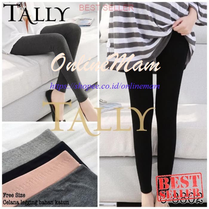 Legging Wanita Bahan Katun ASLI Tally 8802, 8818 &amp; 8839